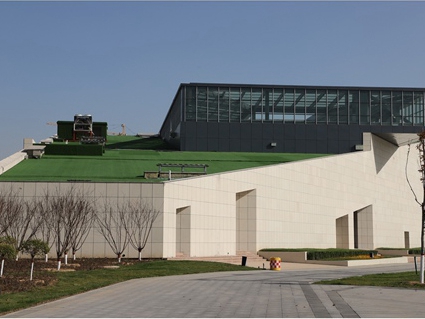 灵寿县会展中心玻璃幕墙工程